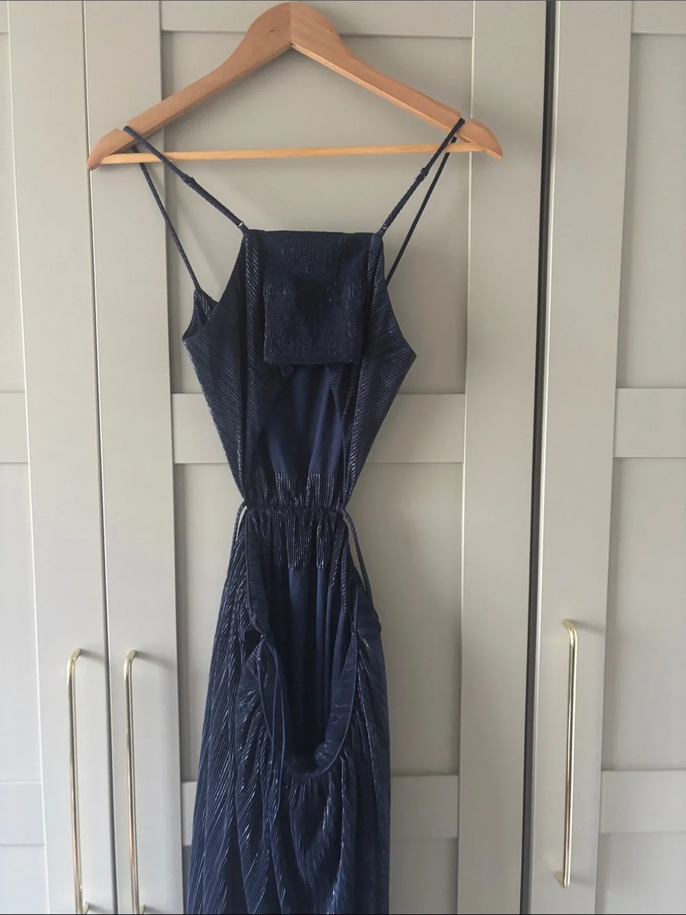 Black Daisy Cutout Maxi dress